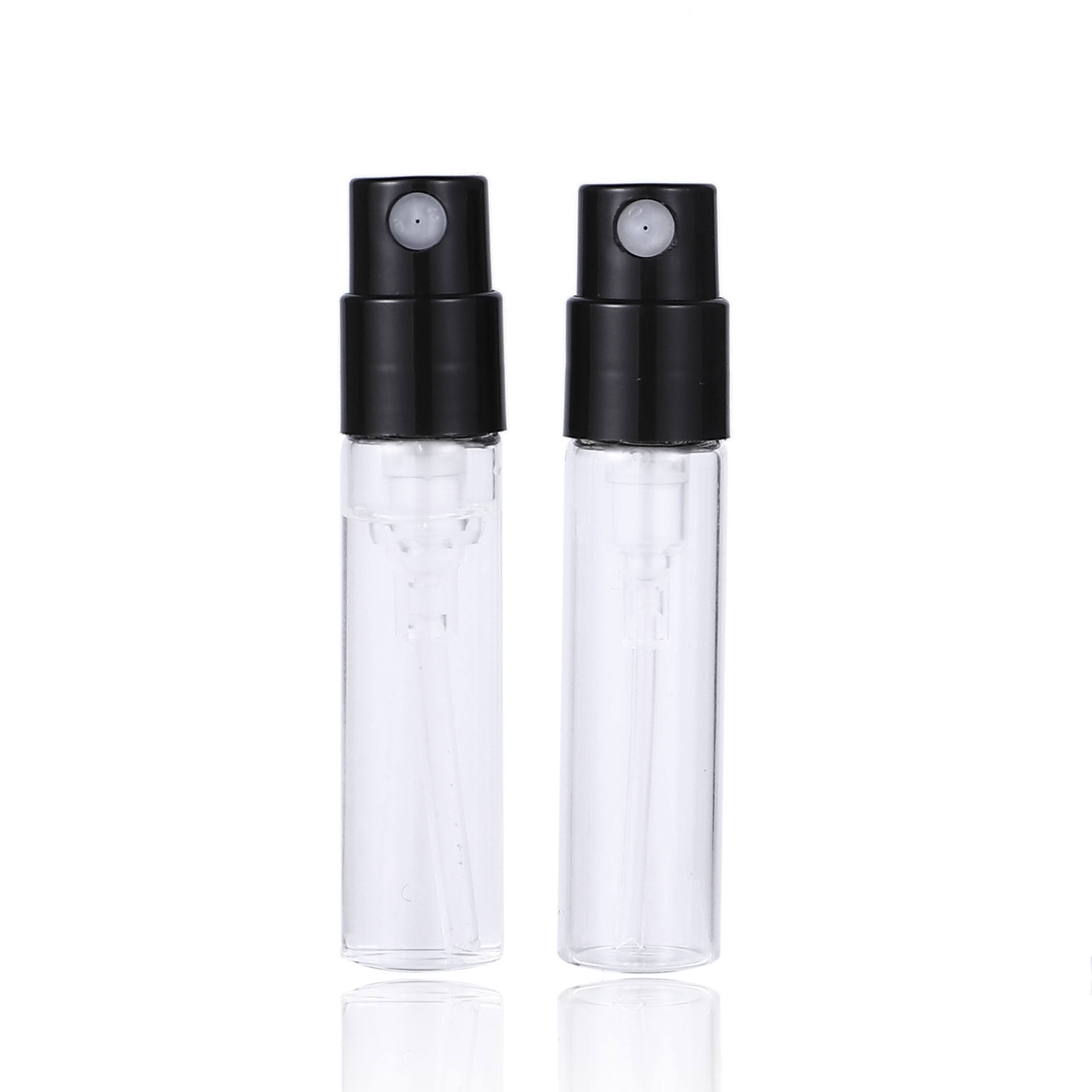 Clear small perfume spray bottle