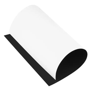 Feuille magnétique en caoutchouc anisotrope super forte de taille personnalisable avec support adhésif, <span class=keywords><strong>plaque</strong></span> magnétique flexible - Product Image 1