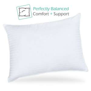 Almohadas de cama de algodón blanco <span class=keywords><strong>50x70</strong></span> cm hacia abajo <span class=keywords><strong>Almohada</strong></span> de hotel de <span class=keywords><strong>relleno</strong></span> alternativo para dormir - Product Image 4