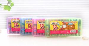 バルク環境保護の色鉛筆クレヨン高品質キッズオイルパステルセット12色CN;ZHE DUCKEY 3312 12 - Product Image 5