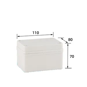 PVC PBC IP66 IP67 ABS plastic waterproof and moisture-proof junction box withstand severe weather