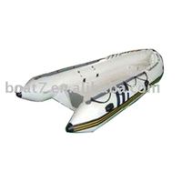 Bateau pneumatique en PVC et Hypalon, bateau rigide en caoutchouc PVC, prix bas, bateau de pêche avec aluminium