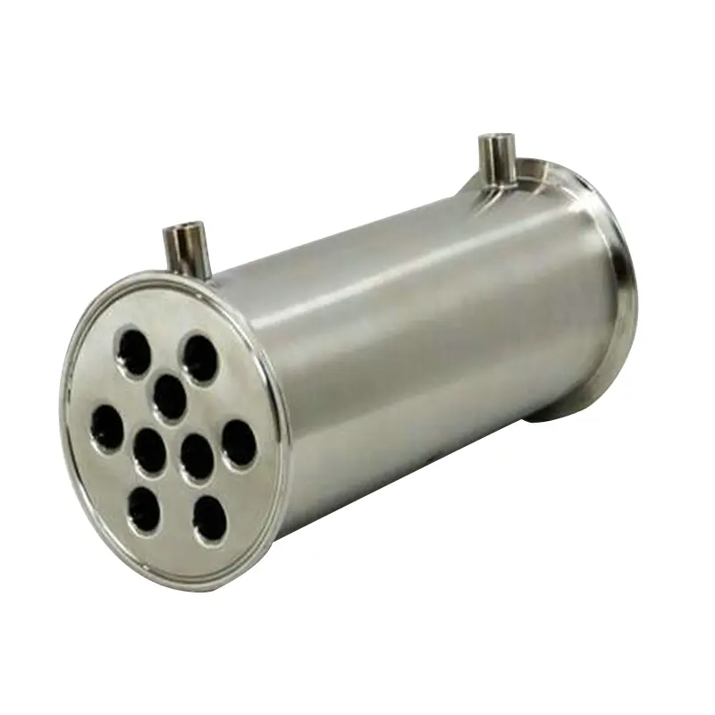 Sanitary stainless steel condenser for closed loop extractor Kit
