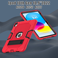 Housse de protection en silicone antichoc pour tablette intelligente iPad 10e génération 2022 10,9 pouces