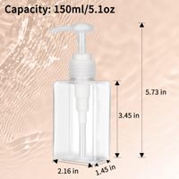 Bas prix 30ml 50ml 100ml emballage transparent de forme unique Lotion en plastique PE-HD et bouteille de crème pour les yeux pour cosmétique