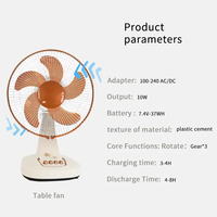 C 12V rechargeable fan électrique de Tableau de 12 pouces avec le panneau d'énergie solaire pour la maison