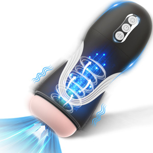 <strong>Custom</strong> <strong>Penis</strong> Stimulation Heating Electric 10-Frequency Vibration Modes Automatic Male Masturbator Cup - Product Image 5