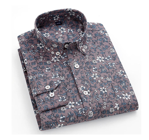 <span class=keywords><strong>Chemise</strong></span> décontractée en coton pour homme, facile à <span class=keywords><strong>repasser</strong></span>, impression personnalisée, évacuation de l'humidité, idéale pour les fêtes à la plage - Product Image 4