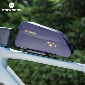 <span class=keywords><strong>ROCKBROS</strong></span> AS-176 0.8L Magnetische Gespsluiting Waterdichte Bovenbuis Tas 600D Polyester TPU Fiets Frame Tas met PP Steunplaat - Product Image 4