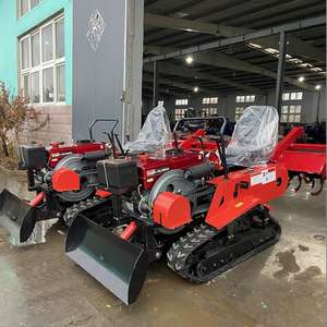 Motoculteur agricole rotatif, <span class=keywords><strong>micro</strong></span>-<span class=keywords><strong>tracteur</strong></span> chenillé télécommandé avec différents outils pour les petites exploitations - Product Image 2