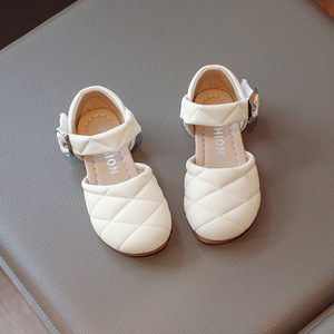 Spring New Style Girls PU Leather <strong>Shoes</strong> Soft Sole Princess Fashion Shallow Mouth Hook and Loop <strong>Shoes</strong> - Product Image 4