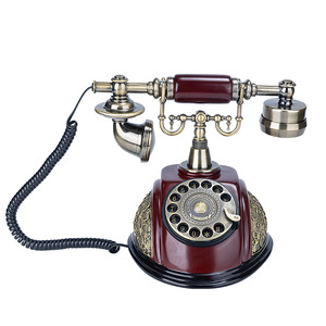 Téléphone avec fil pour les mariages, répertoire audio rétro personnalisé, téléphone avec enregistrement <span class=keywords><strong>vocal</strong></span> et meilleurs voeux - Product Image 1