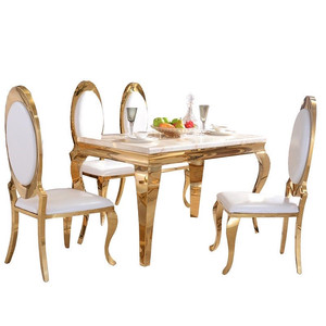 Chaise King de luxe pour hôtel Chaise Queen Chaise trône de mariage blanc avec garniture dorée pour les mariés - Product Image 3