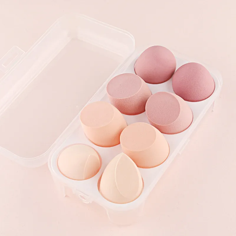 2023 New Design Hot Sale Breathable Super Soft Aesthetics Oem Custom Beauty Makeup Sponge Egg For Women