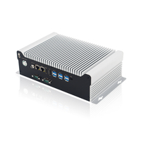 PC de bureau industriel sans ventilateur 2025 avec deux ports LAN, 6 ports COM, DDR4, M.2, WIFI/4G/BT, double affichage 4K, Intel de 12e génération I3 I5 I7