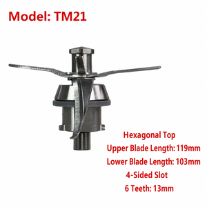 Lame de mixeur pour <span class=keywords><strong>Vorwerk</strong></span> Ther-momix <span class=keywords><strong>TM21</strong></span>, couteau de remplacement - Product Image 1