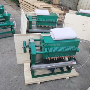Tự động <span class=keywords><strong>mini</strong></span> dầu hướng dương Máy lọc mù tạt tấm khung dầu thực vật chế biến Lọc điều kiện mới - Product Image 1