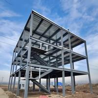 Structure en acier léger personnalisée au meilleur prix, cadre en métal à la mode longue durée de vie pour une belle maison villa