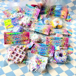 Influencer Popular Food Toy Cake Waffle Donut Stress Relief Squishy Toy for Youth 15-35 Years Old - Product Image 1