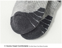Chaussettes de sport pour hommes, jetables, épaisses, antibactériennes, douces, en coton mélangé, rembourrées, respirantes et absorbant l'humidité