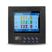 Medidor de Energía Industrial de Alta Precisión Clase 0.5, 5A, Monofásico/Trifásico, Sistema Inteligente de Monitoreo de Energía con Pantalla TFT a Color