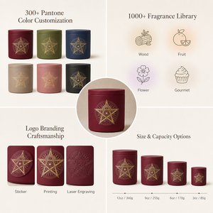 Customizable Matte Gypsum Jar Scented Soy Wax <b>Candle</b> For Modern Home Decor Wholesale Private Label Premium Colorful <b>Set</b> - Product Image 2