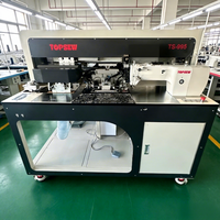 Machine à coudre laser entièrement automatique pour poches TOPSEW TS-995-A avec ajustement automatique du moule, spéciale pour la couture de poches extérieures