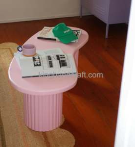 Table basse en bois massif faite à la main, design moderne et unique pour la maison, meubles de salon - Product Image 3