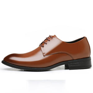 Ensemble de chaussures Oxford en cuir pour homme, de style britannique formel et luxueux, à bords arrondis, avec semelles antidérapantes, pour toutes les saisons - Product Image 4