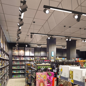 Rail lumineux LED commercial, indice de protection IP54, 12W/18W/25W, angle de faisceau de 12/24 degrés, pour magasins de vêtements, gymnases, bureaux et réceptions - Product Image 1