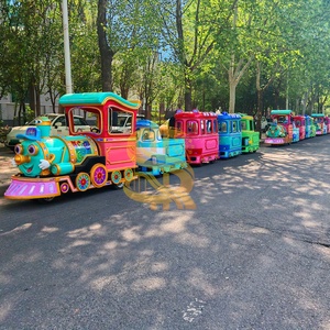 Train sans rails attrayant pour extérieur, type locomotive, pour aires de jeux publiques, jardins et centres commerciaux, idéal pour le tourisme, neuf, à vendre - Product Image 2