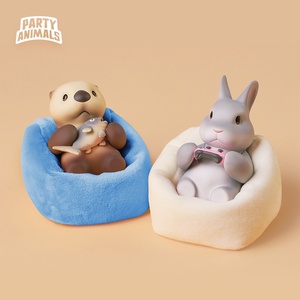 Set di 4 statuette in PVC originali e autentiche Party Animals Beast Party Serie Easy Win Seconda Edizione per Collezionisti di Giochi Steam - Product Image 2