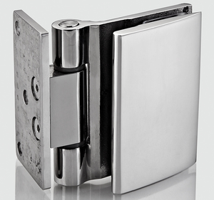 Bisagra para Puerta de Vidrio sin Marco, Abrazadera de Acero Inoxidable de 90 Grados, Cierre Suave, Plateada, Ajustable, Duradera, Moderna, para Hogar u Oficina - Product Image 5