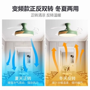 <b>Ceiling</b> Fan <b>Light</b> With <b>Led</b> Fixed Blade For Living Room Bedroom Home Lighting 10-15 Sqm Coverage - Product Image 4