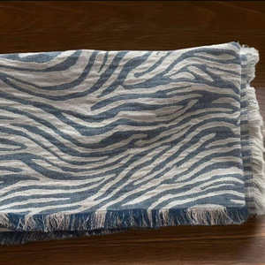 Couverture Jacquard à Rayures Écossaises, Simple et Personnalisable, Couleur Lin, pour Toutes Saisons, pour la Maison - Product Image 3