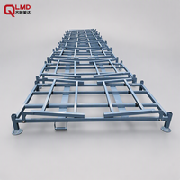 Étagère de stockage de pneus en acier robuste sur mesure, capacité de charge de 1000 kg, pliable, empilable, fabricant