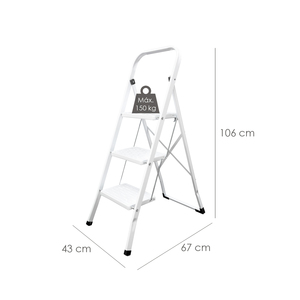บันไดเหล็ก 3 ขั้น สำหรับใช้ในบ้าน - Product Image 2