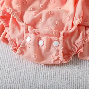 शिशु बच्चा बच्चा लड़की राजकुमारी गर्मी के कपड़े का पट्टा व्याकुल बिना आस्तीन का पोशाक डॉट प्रिंट Sundress धनुष कपड़े