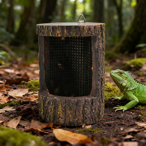 Automatischer Harz-Kriechtier-Futterautomat Raupenfutter-Schale für Raupenterrarien, gekrönte Geckos, Eidechsen, Chamäleons, Insektenfalle für Haustiere - Product Image 2