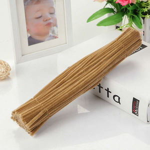 100 pièces de bâtonnets de chenille Limpia Pipas, fournitures artisanales duveteuses, nettoyeurs de tuyaux moelleux, jouets éducatifs de Craftpastel - Product Image 4