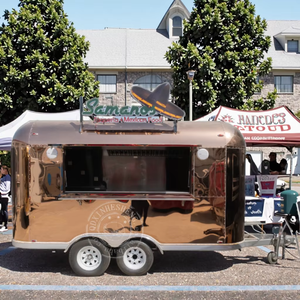 Nuevo remolque de comida Hot Dog Pizza Café Camión de comida Helado Carro de comida con cocina completa Camper Van Restaurante móvil - Product Image 1