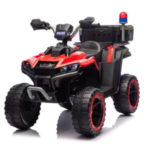 Voiture électrique pour enfants à deux places, jouet ATV, voiture de police électrique pour enfants, voiture à batterie 12V avec télécommande - Product Image 1