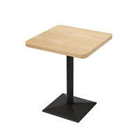 Table à manger en bois commerciale XINGYI DP-062, design carré moderne, durable, résistante à l'eau, facile à nettoyer, pour restaurant, café, hôtel, salon