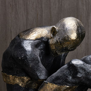 독특한 레진 장식품 인체 조각상, 방 꾸미기 액세서리, 고급 예술 작품, 가정용 장식 - Product Image 4