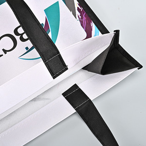 Bolsa de Compras Personalizada, Ecológica, Resistente, Reciclada, de Tela No Tejida, Laminada con RPET, para Supermercado - Product Image 4