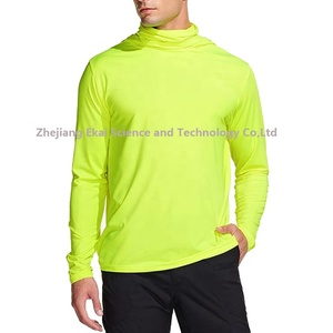 <strong>Hi</strong> <strong>Vis</strong> Men's Construction Shirt Long Sleeves Phosphorescent Work Shirts Sun Protection High Reflective Safety Clothing - Product Image 3