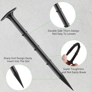 เสาปักหมุดพลาสติกสำหรับสวนน้ำหนักเบาทำจากวัสดุ PP ที่ทนทานปรับแต่งได้ตามต้องการ - Product Image 3