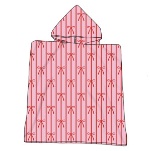 Commercio all'ingrosso biologico 60x80cm stampa digitale in microfibra Terry Poncho con cappuccio telo mare per i bambini - Product Image 3