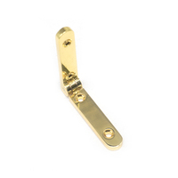 Charnières latérales en laiton personnalisées en forme de L pour boîtes à bijoux, charnières pour équipements industriels, boîtes cadeaux en bois, pour le perçage