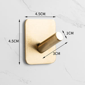 ชุดตะขอติดผนังสแตนเลสสามารถถอดออกได้แข็งแรงทนทาน - Product Image 5